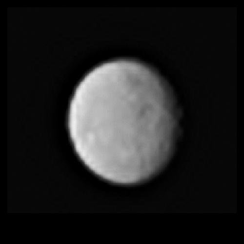 Dawn’s processed view of Ceres. This is a spacecraft reference, not a current telescope image.