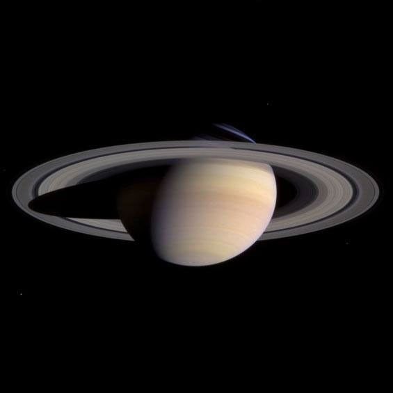 Cassini’s Saturn portrait: a mission reference image, not the tracker’s calculated view.