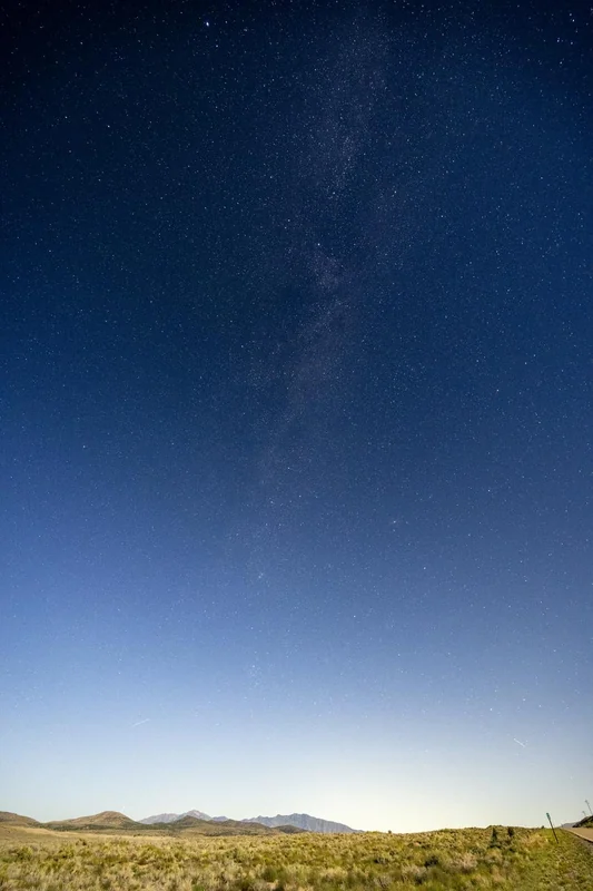 Milky Way photographed in a dark night sky