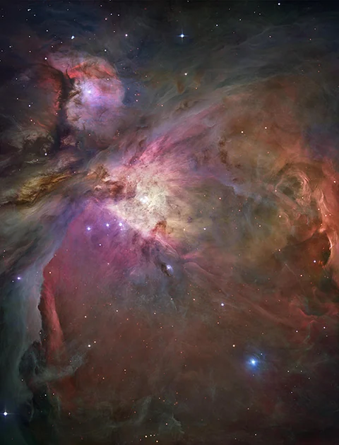 Hubble image of the Orion Nebula in the Orion constellation