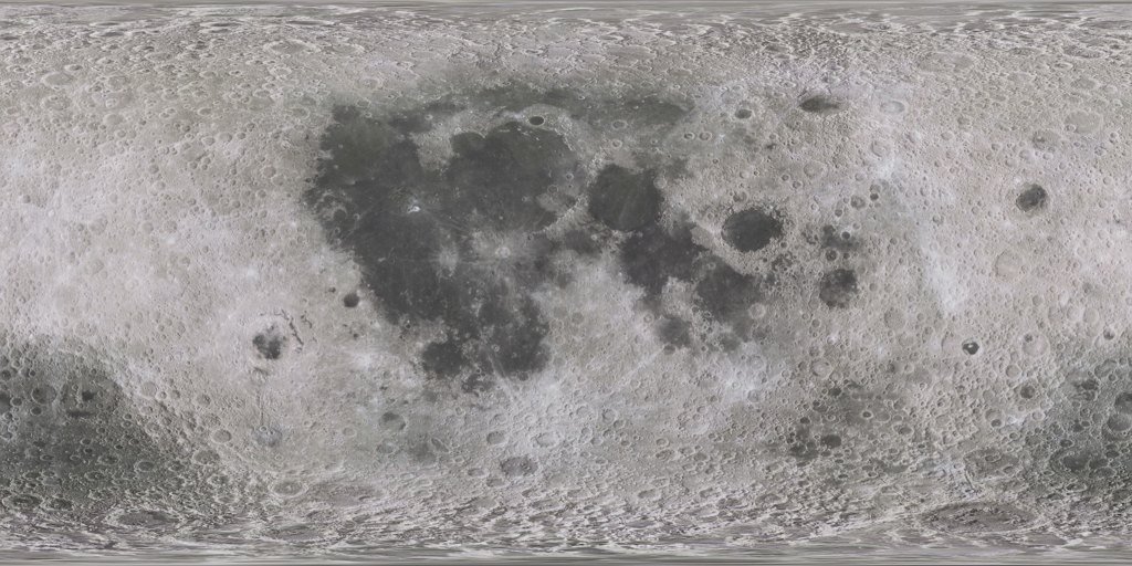 Global NASA Lunar Reconnaissance Orbiter lunar surface mosaic