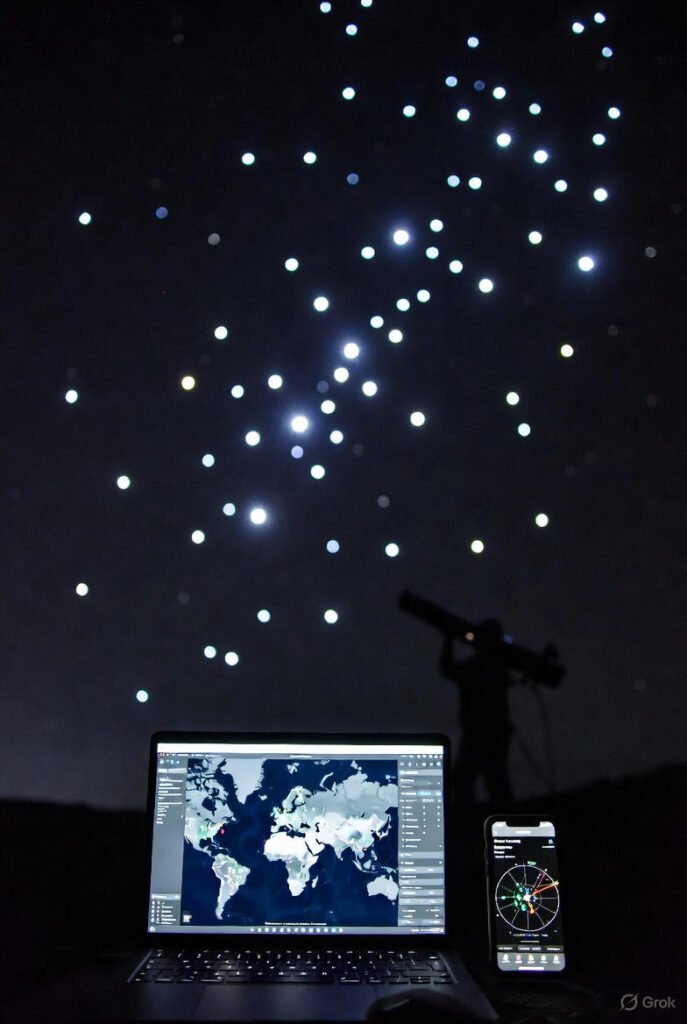 Starlink Satellite Live Tracker