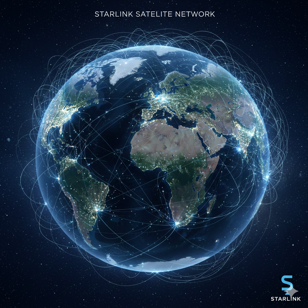 starlink satellite map